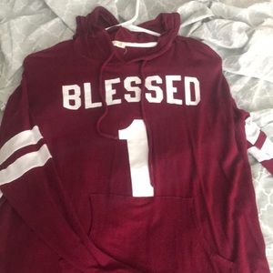 Hooded long sleeve shirt